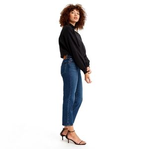 Levi's Women's Cropped Blue Jeans WEDGE DROIT